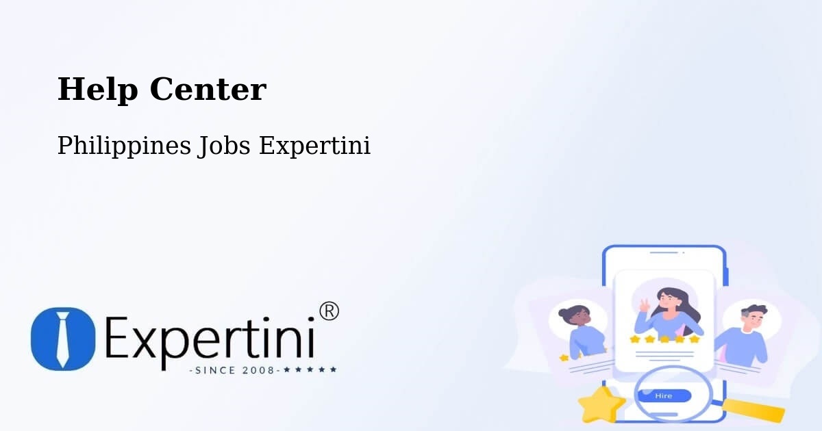 Help Center – Pasig - Philippines Jobs Expertini